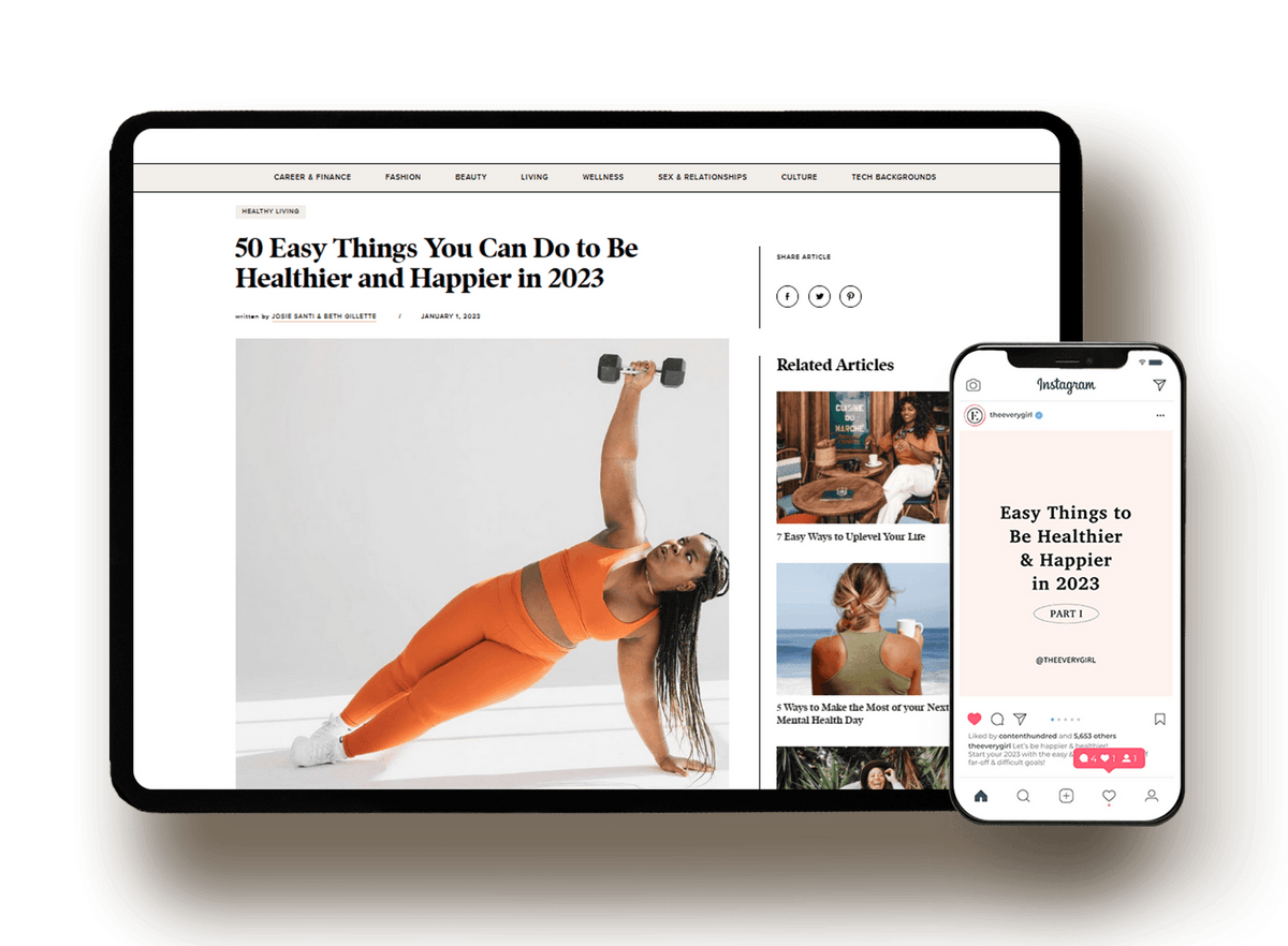 The Everygirl Content Repurposing Case Study